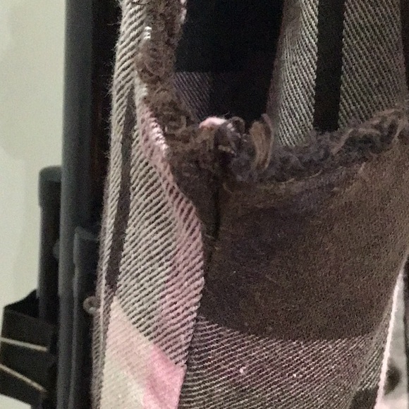 Plaid Vest size juniors large destroyed Chic Cute - Picture 8 of 8